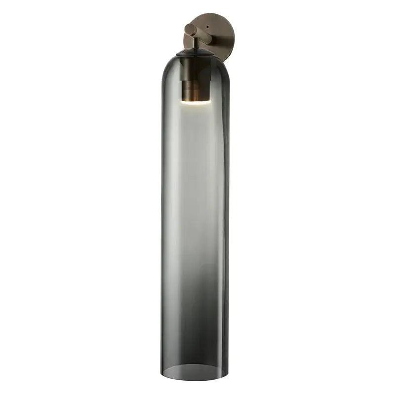 Smoked Glass Wall Sconce