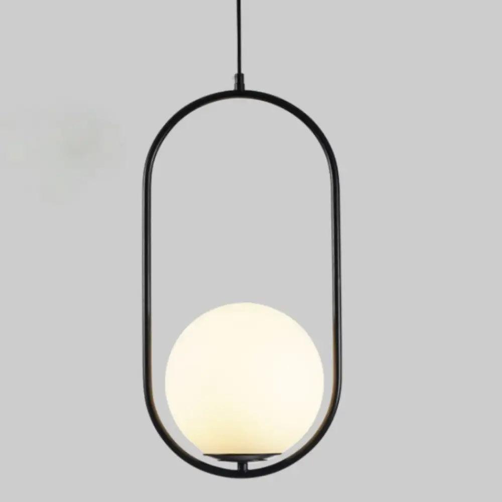 Gold Glass Pendant Light