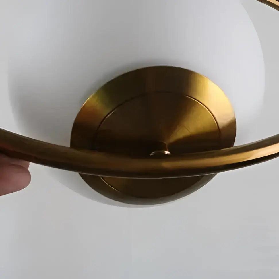 Gold Glass Pendant Light