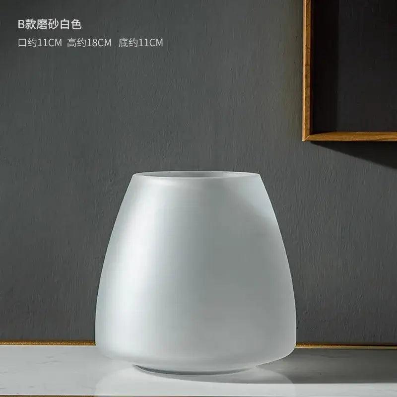 Bronze Frosted Glass Vase