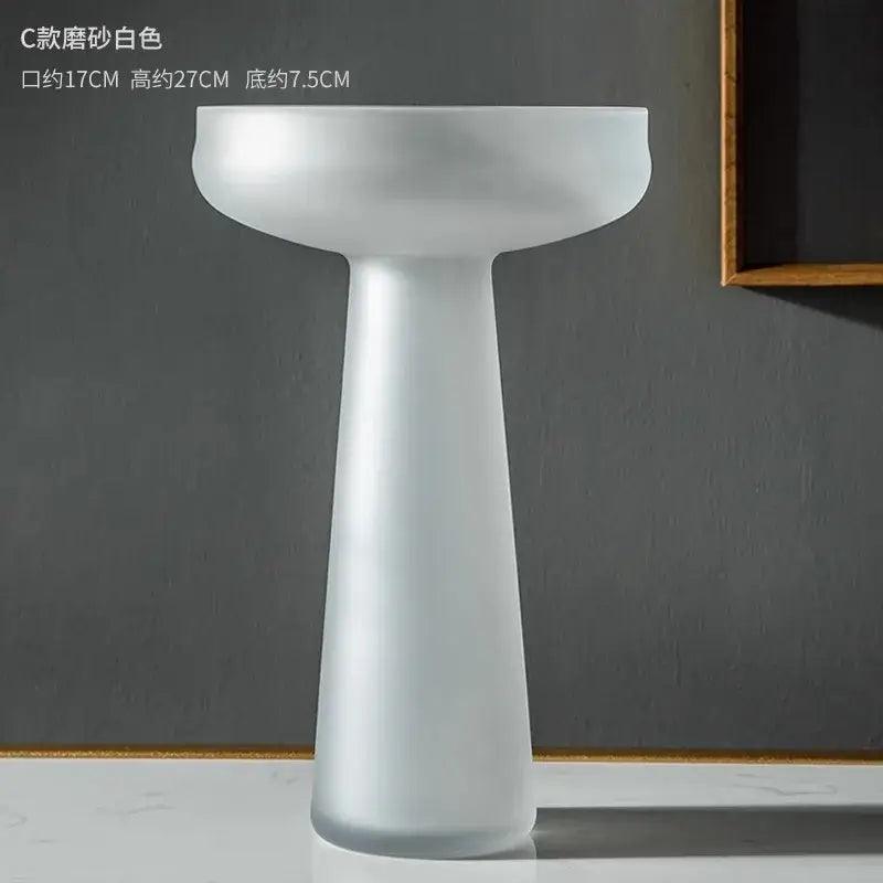 Bronze Frosted Glass Vase