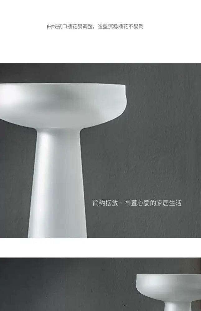 Bronze Frosted Glass Vase