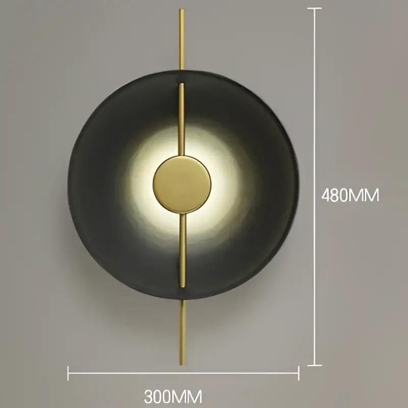 Gold Black Wall Sconce