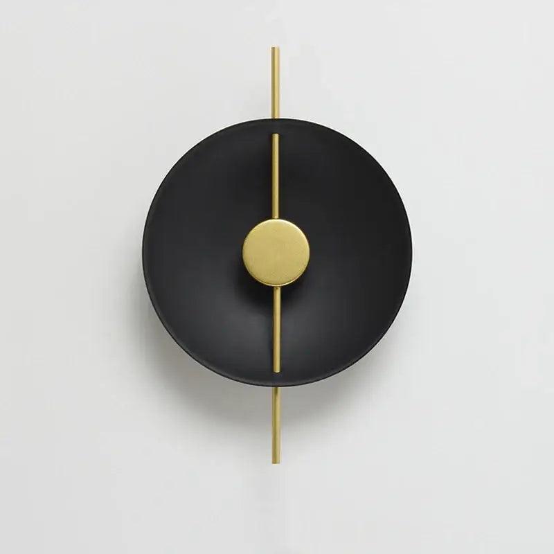 Gold Black Wall Sconce