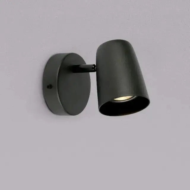 Nickel Conical Wall Spotlight