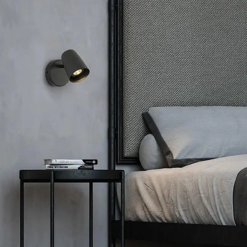 Nickel Conical Wall Spotlight