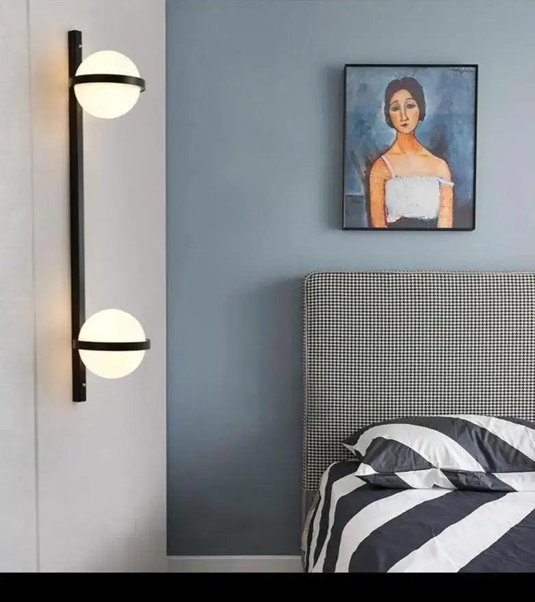 Black Planter Light Sconce