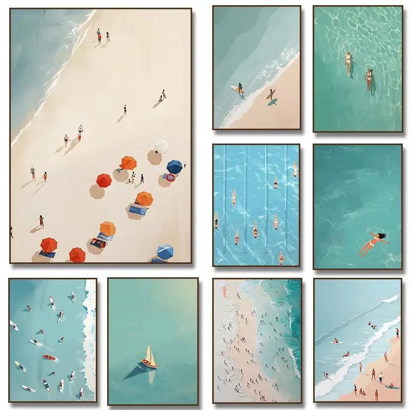 Turquoise Beach Art Prints