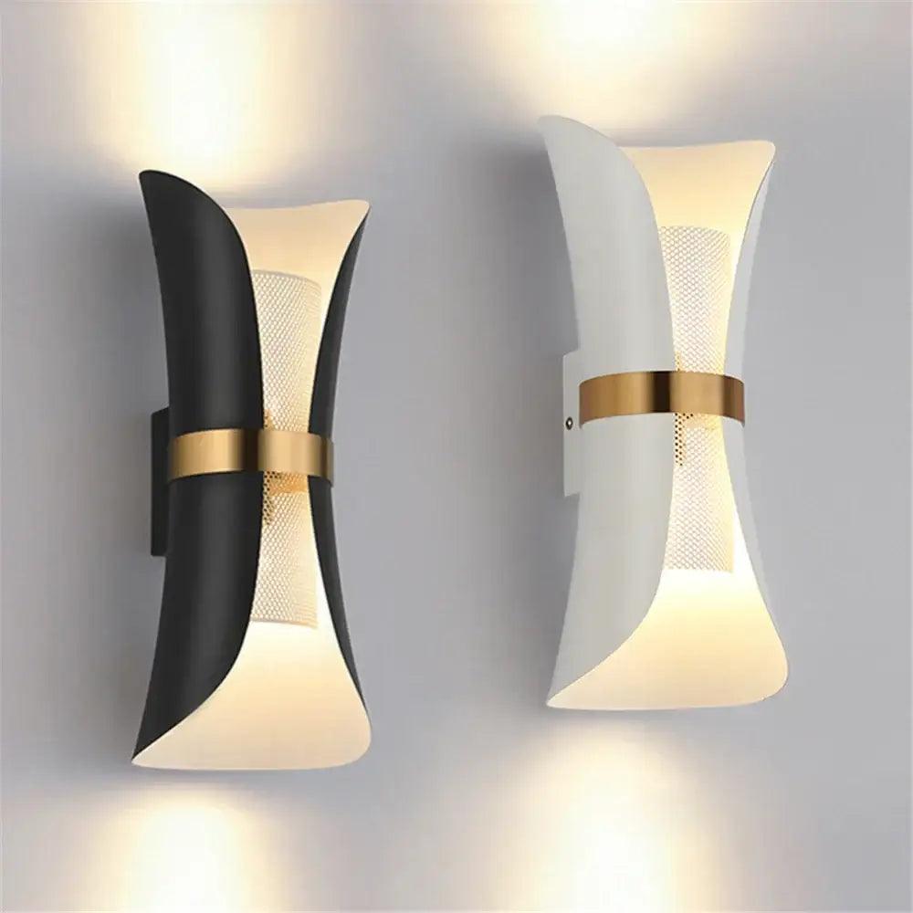 Black Gold Wall Lamp