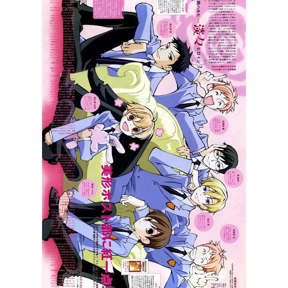 Pink Anime Poster Art