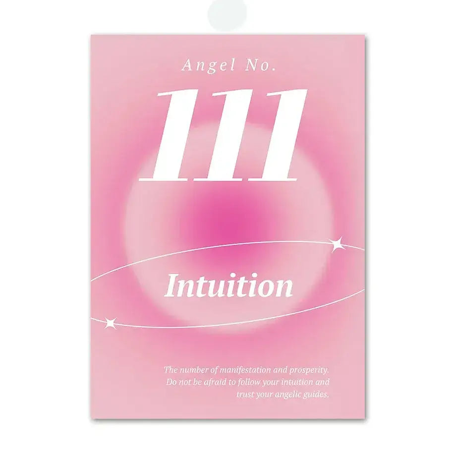 Pink Angel Number Poster