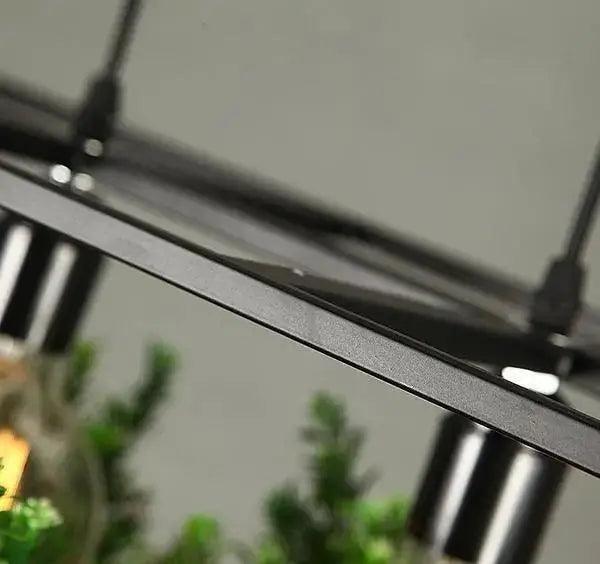 Black Metal Planter Chandelier