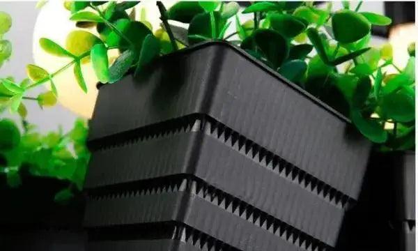 Black Metal Planter Chandelier