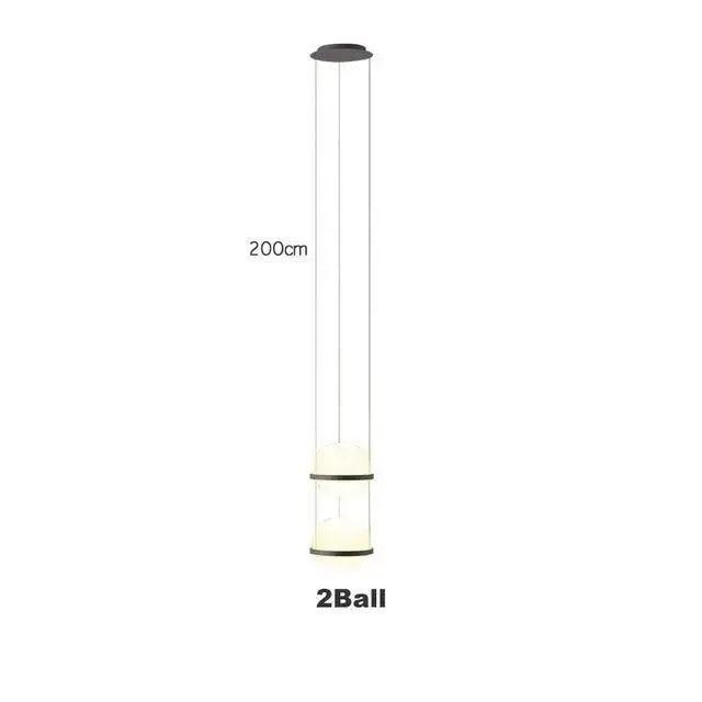 Black Frosted Glass Planter Pendant Light
