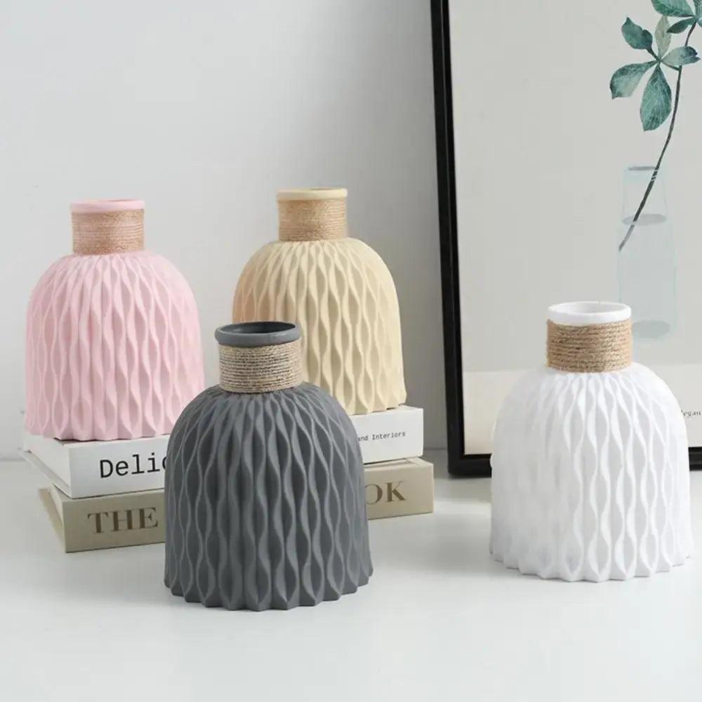 Pastel Ceramic Vase Set