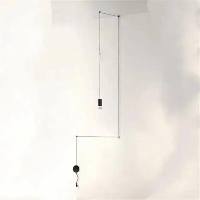 Black Cylindrical Pendant Lights