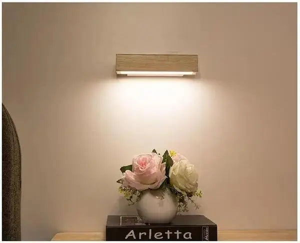Wooden LED Wall Sconce