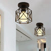Black Industrial Ceiling Light