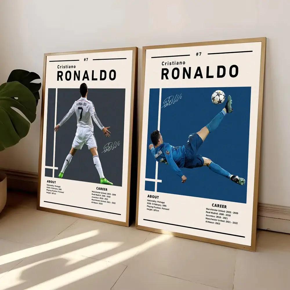 Blue Framed Sports Poster