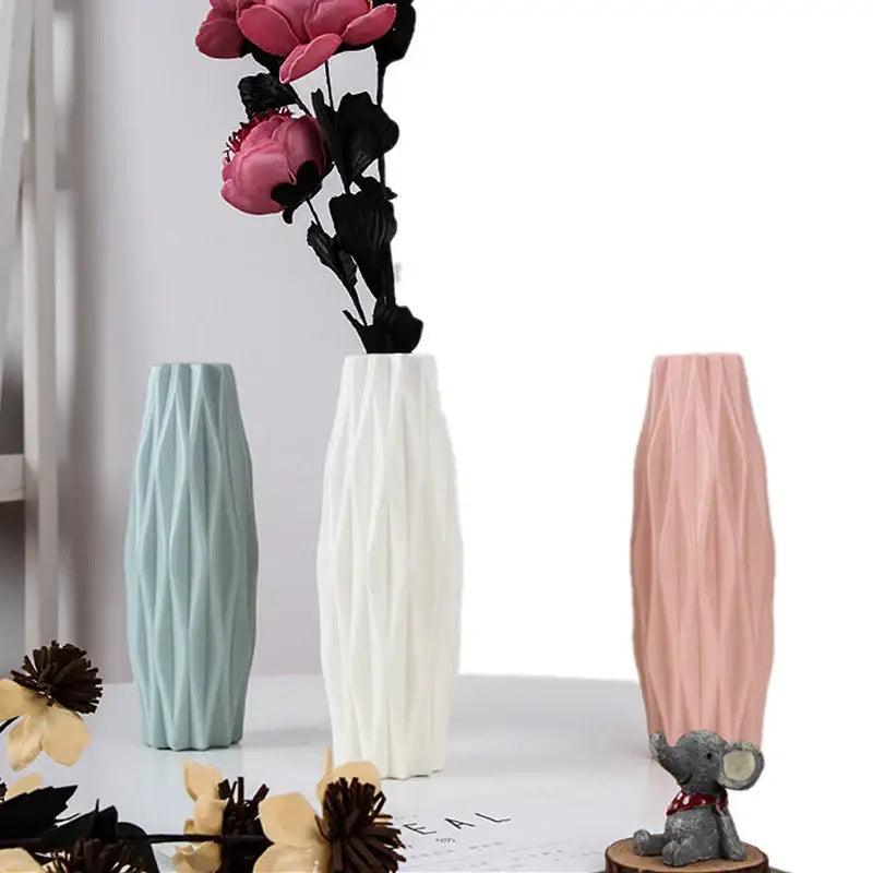 Pastel Plastic Flower Vase