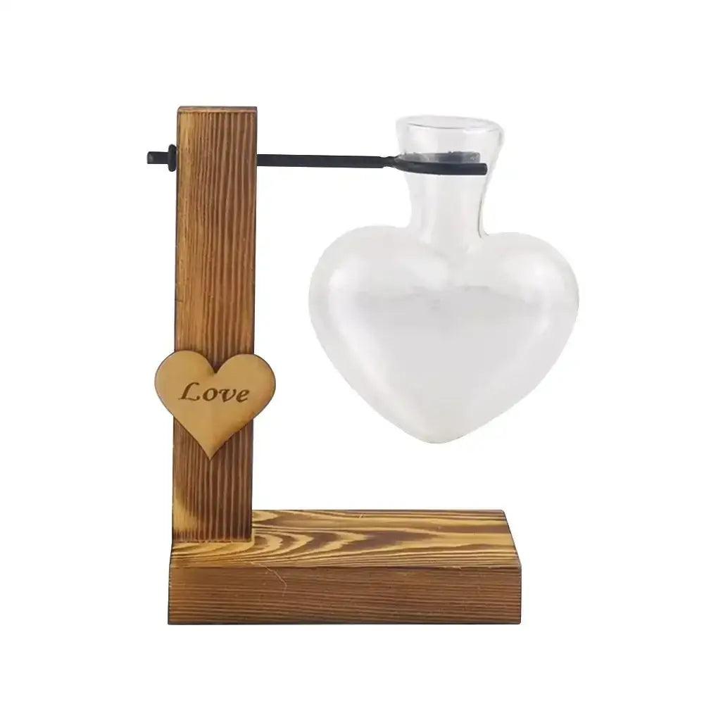 Transparent Glass Trio Vases