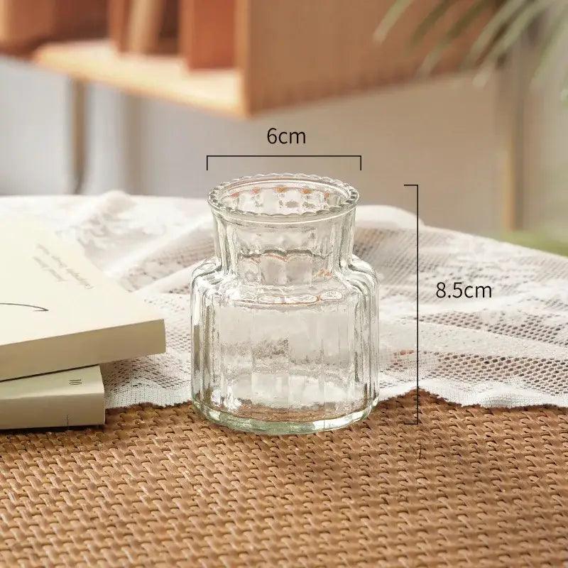 Transparent Nordic Glass Vase