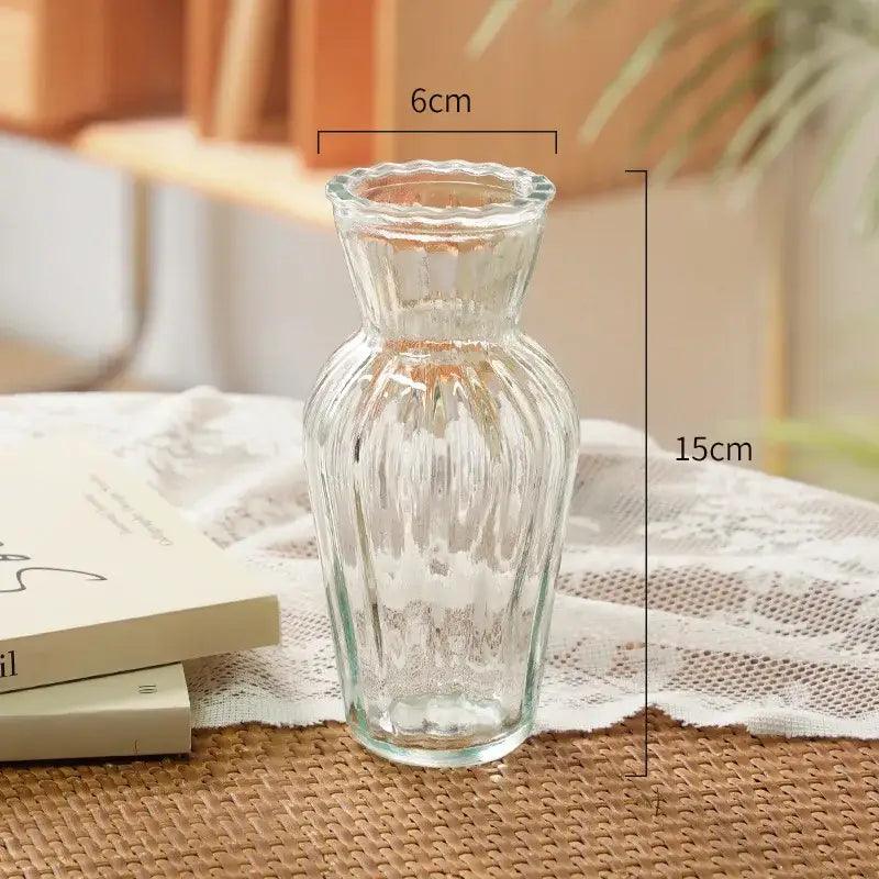 Transparent Nordic Glass Vase