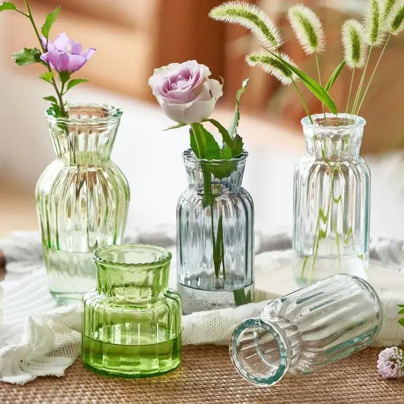 Transparent Nordic Glass Vase