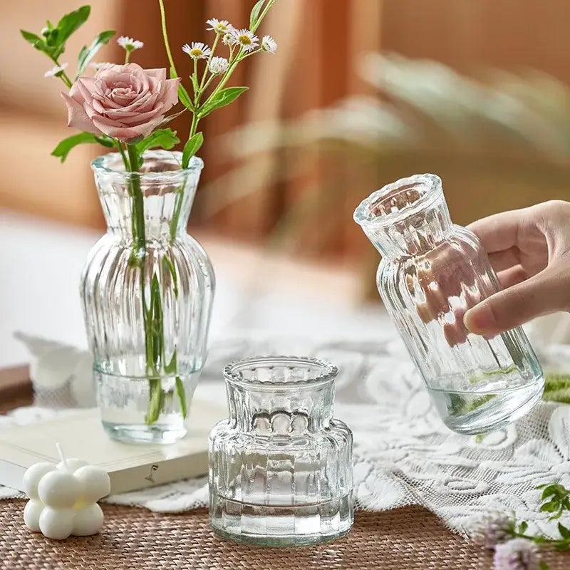 Transparent Nordic Glass Vase