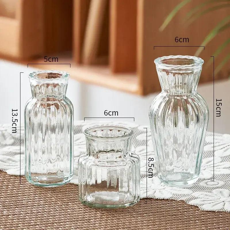 Transparent Nordic Glass Vase