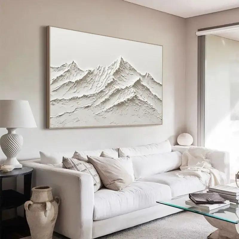 White Mountain Oil Painting