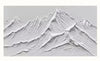 White Mountain Oil Painting - Without Frame / 150x200cm