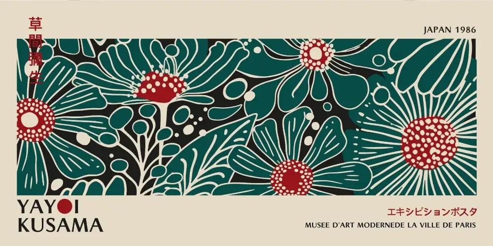 Polka Dot Flower Posters
