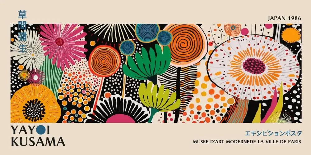 Polka Dot Flower Posters