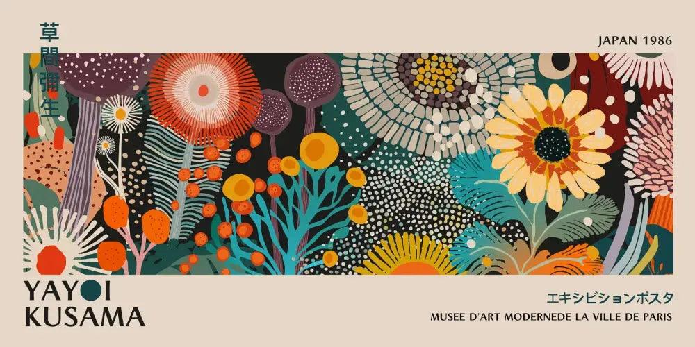 Polka Dot Flower Posters
