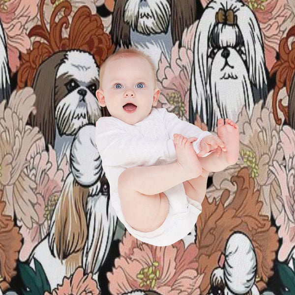 Because Shih Tzu Gift-ready Throw Blanket