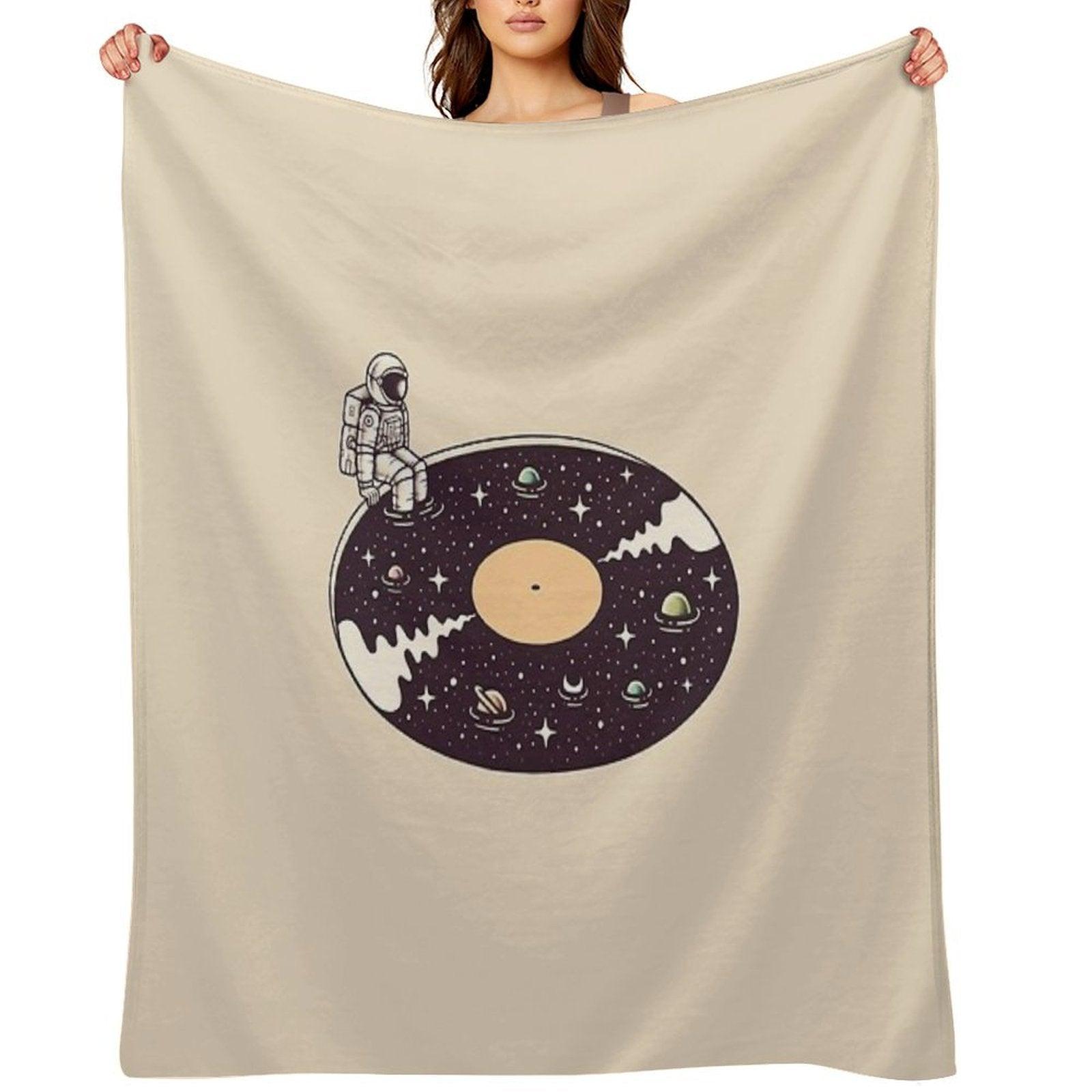 Cosmic Sound Throw Blanket