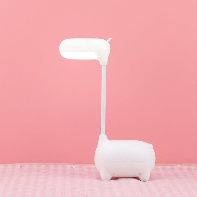 Deer LED Desk Lamp Reading Light USB Rechargeable Table Lamp Cute Night Light For Kids Reading Study Bedside Bedroom Living Room Cute Study Lamps for Bedroom Décor