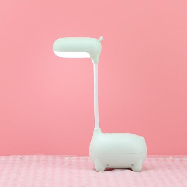 Deer LED Desk Lamp Reading Light USB Rechargeable Table Lamp Cute Night Light For Kids Reading Study Bedside Bedroom Living Room Cute Study Lamps for Bedroom Décor