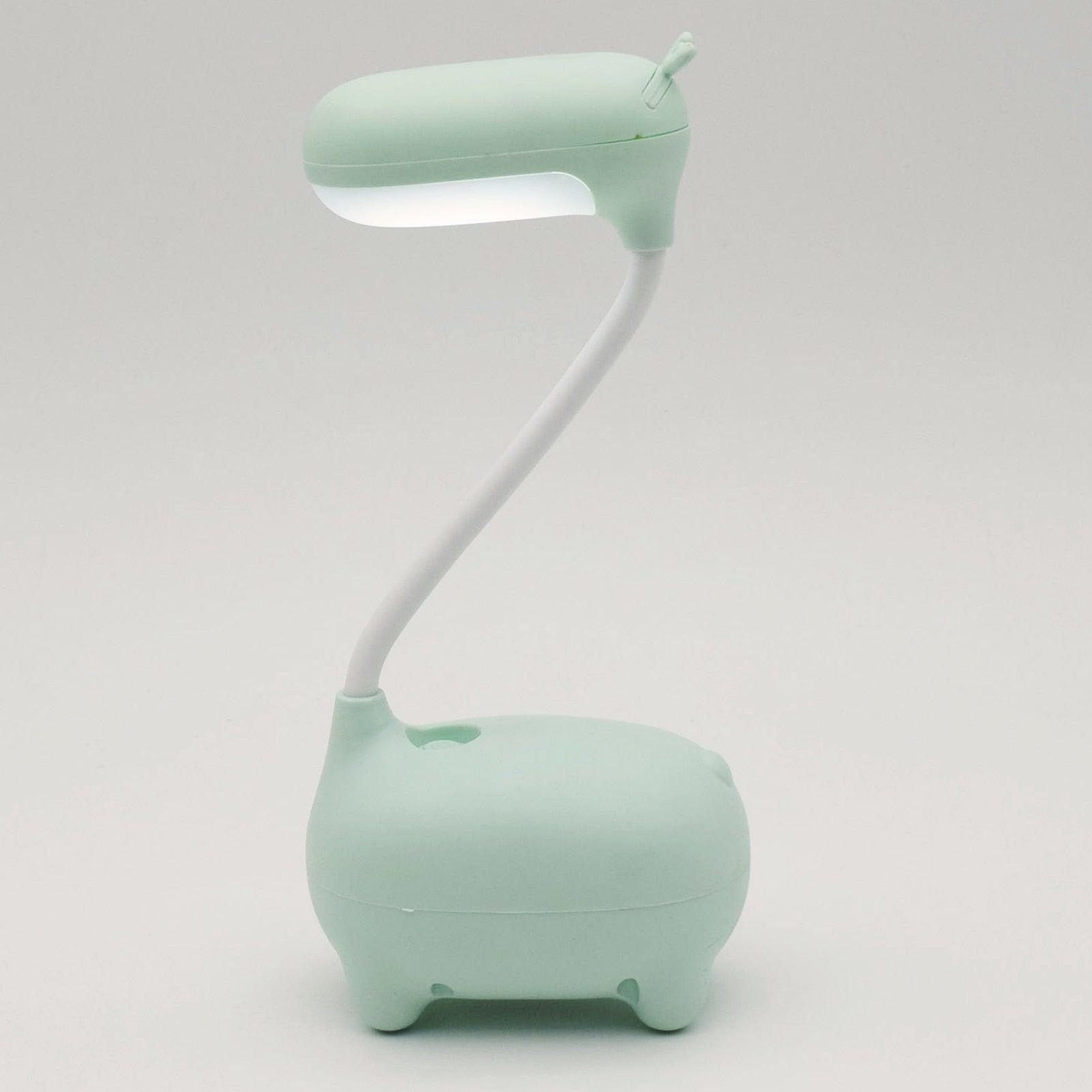 Deer LED Desk Lamp Reading Light USB Rechargeable Table Lamp Cute Night Light For Kids Reading Study Bedside Bedroom Living Room Cute Study Lamps for Bedroom Décor