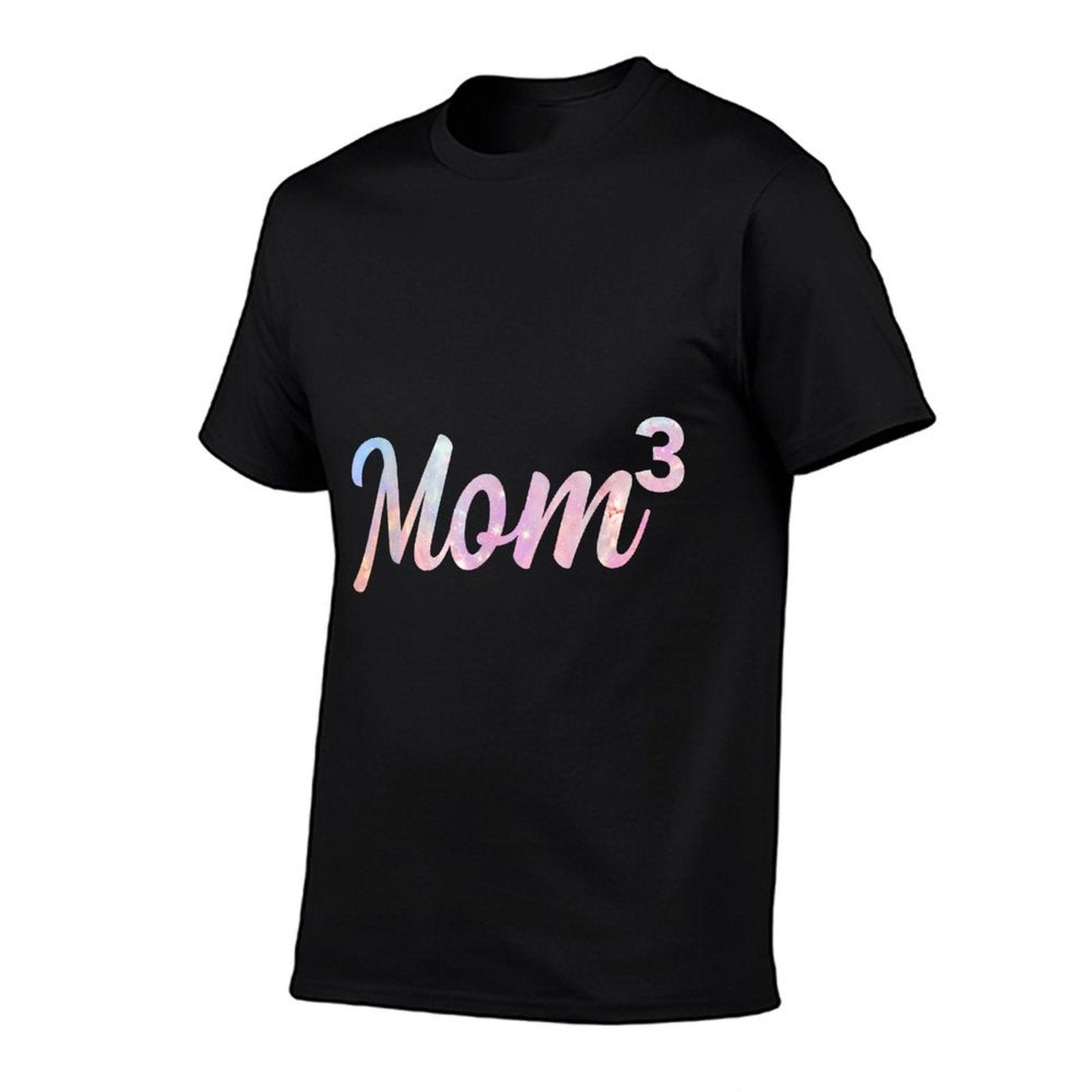 Mom3 Mom of 3 Mother of Three Kids Mama Mothers Day T-Shirt