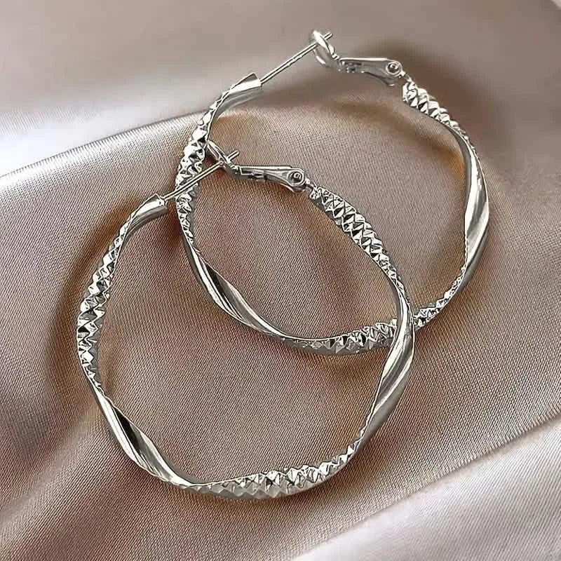 Delicate Silky Texture Design Women's Earrings