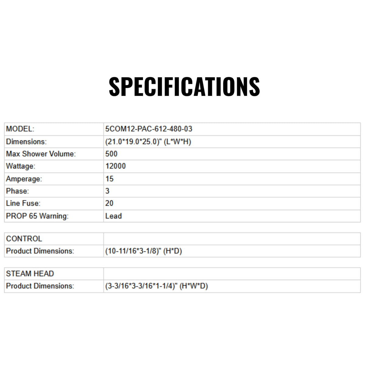 Delta 12KW Commercial Steam Boiler Package With Digital Control [5COM12-PAC-612] (SAK89523)