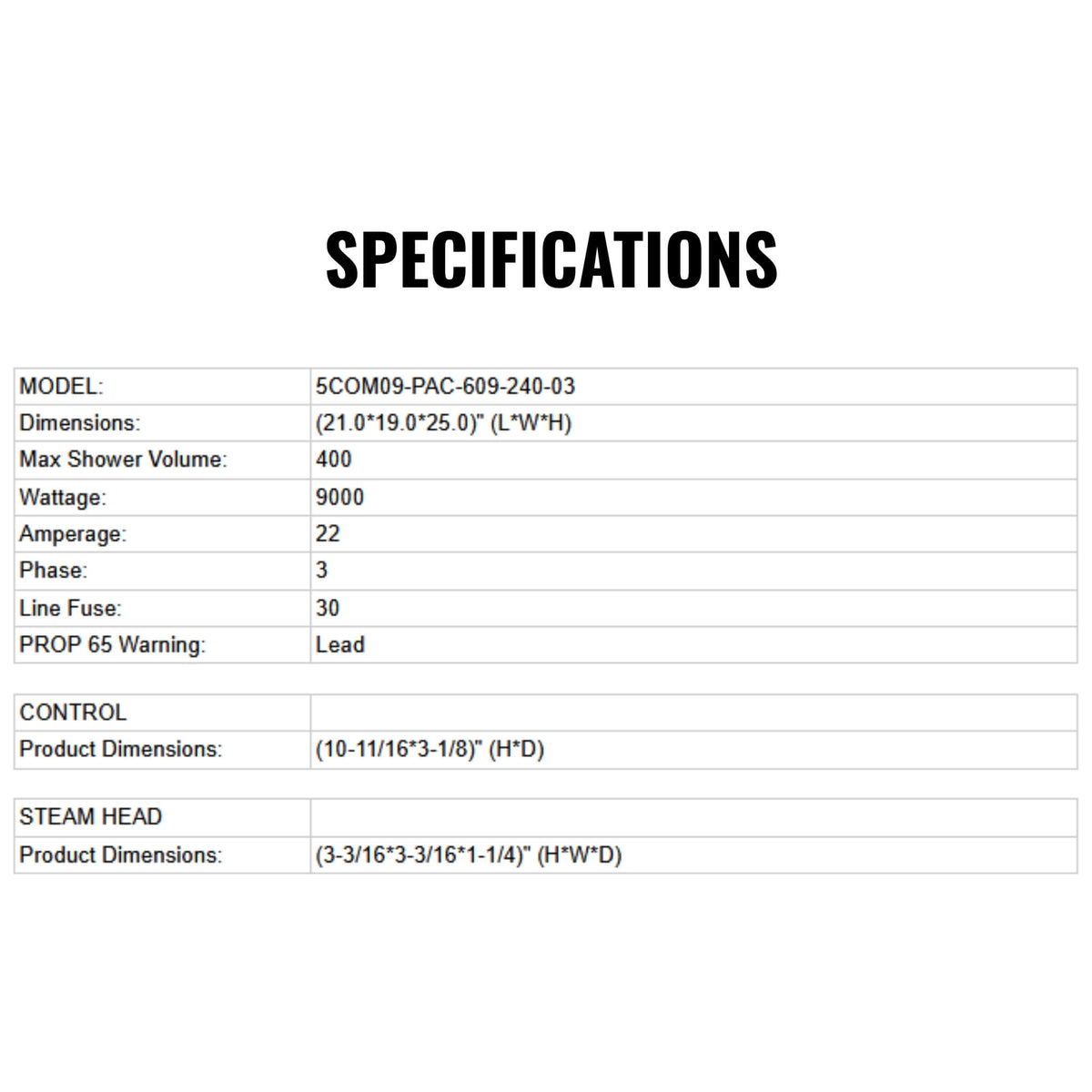 Delta 9KW Commercial Steam Boiler Package With Digital Control [5COM09-PAC-609] (SAK90674)