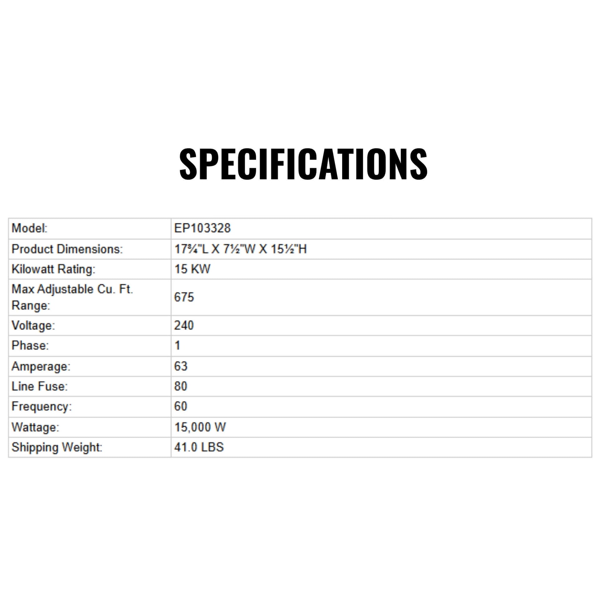 Delta SimpleSteam 15KW Steam Bath Generator [EP103328] (SAK48921)