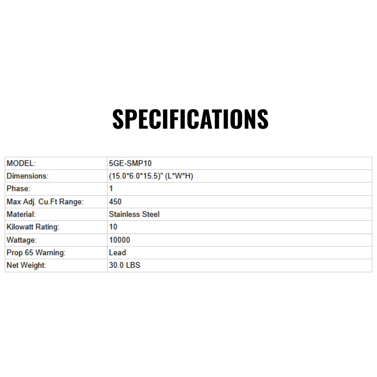 Delta SteamScape 10KW SMP10 Steam Generator [5GE-SMP10] (SAK20583)