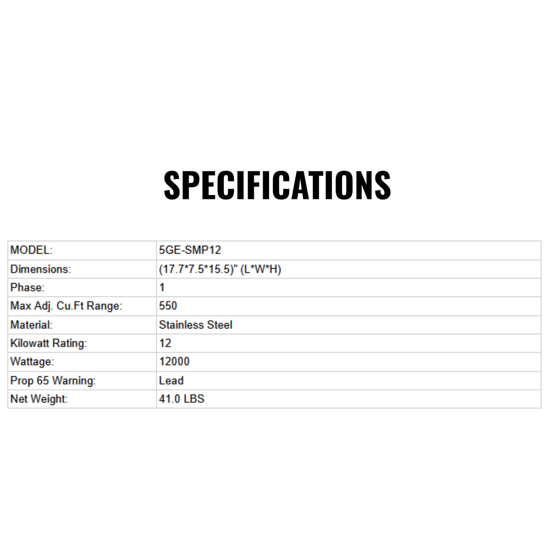 Delta SteamScape 12KW SMP12 Steam Generator [5GE-SMP12] (SAK23569)