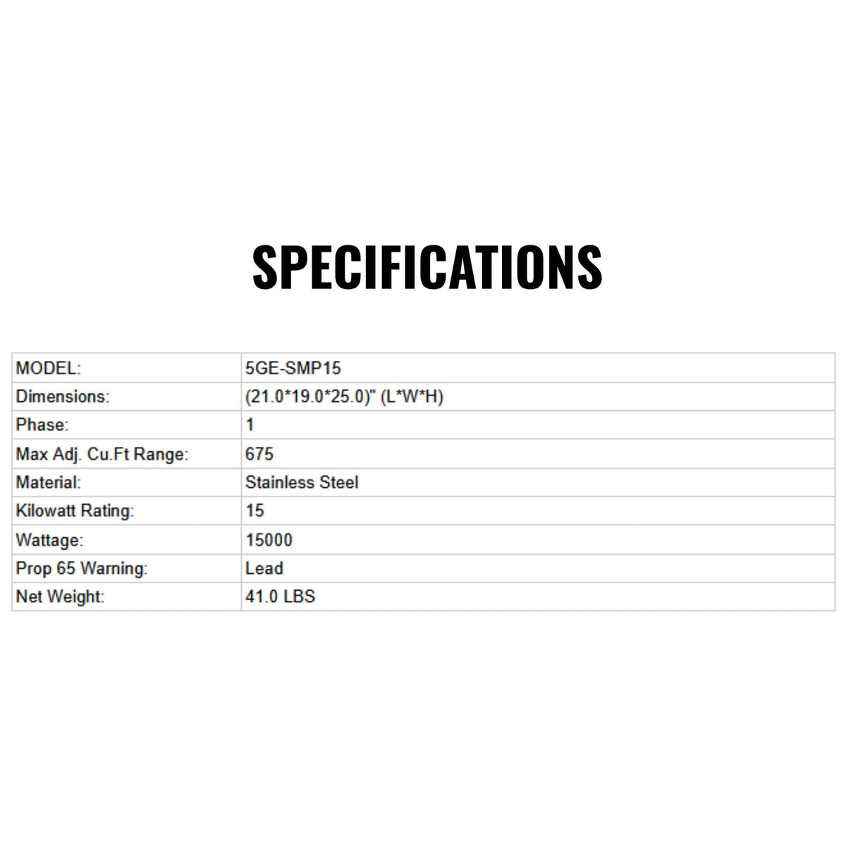 Delta SteamScape 15KW SMP15 Steam Generator [5GE-SMP15] (SAK12389)