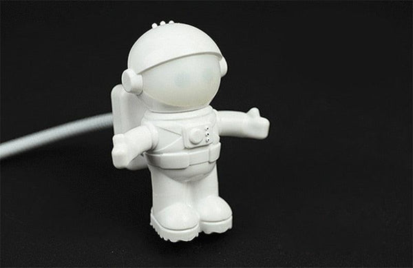Desk Lamps Lights New Fashion Novelty Romantic Baby Led Bulbs Usb Port Dc Resin Knob Switch Wedge Night Plug Astronauts Decorative Table Lamp Cute Study Lamps for Bedroom Décor