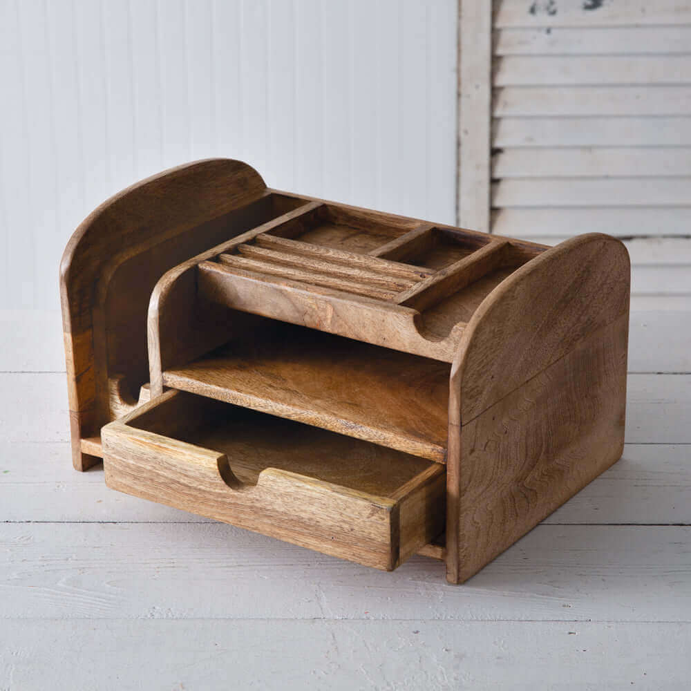 Desk Organizer in Solid Wood